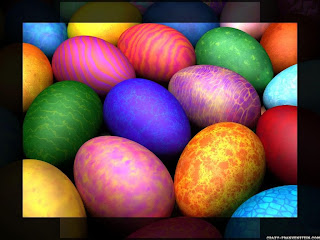 Easter eggs with great designs and colors picture for power point and desktop background