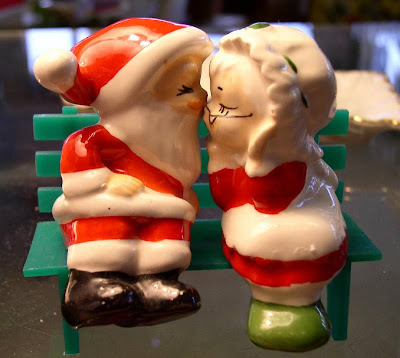 Christmas Santa Claus and wife toys hot image