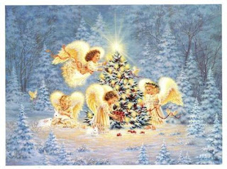 Christmas Angels praying songs at Christmas Tree hot snap
