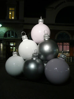 White Oversized Christmas Baubles sexy picture