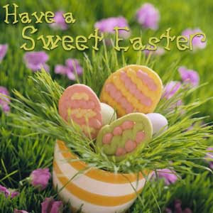 Have a sweet Easter quote green eggs nature background card hot Hq(HD)wallpaper easter festival green eggs e cards