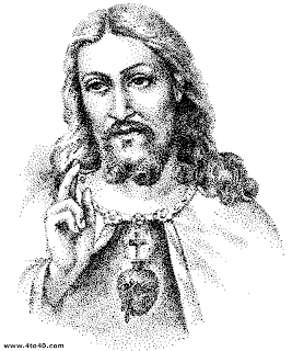 Jesus Christ sacred heart black and white drawing art coloring page(sketch) hd(hq) wallpaper sized coloring page religious Christian image