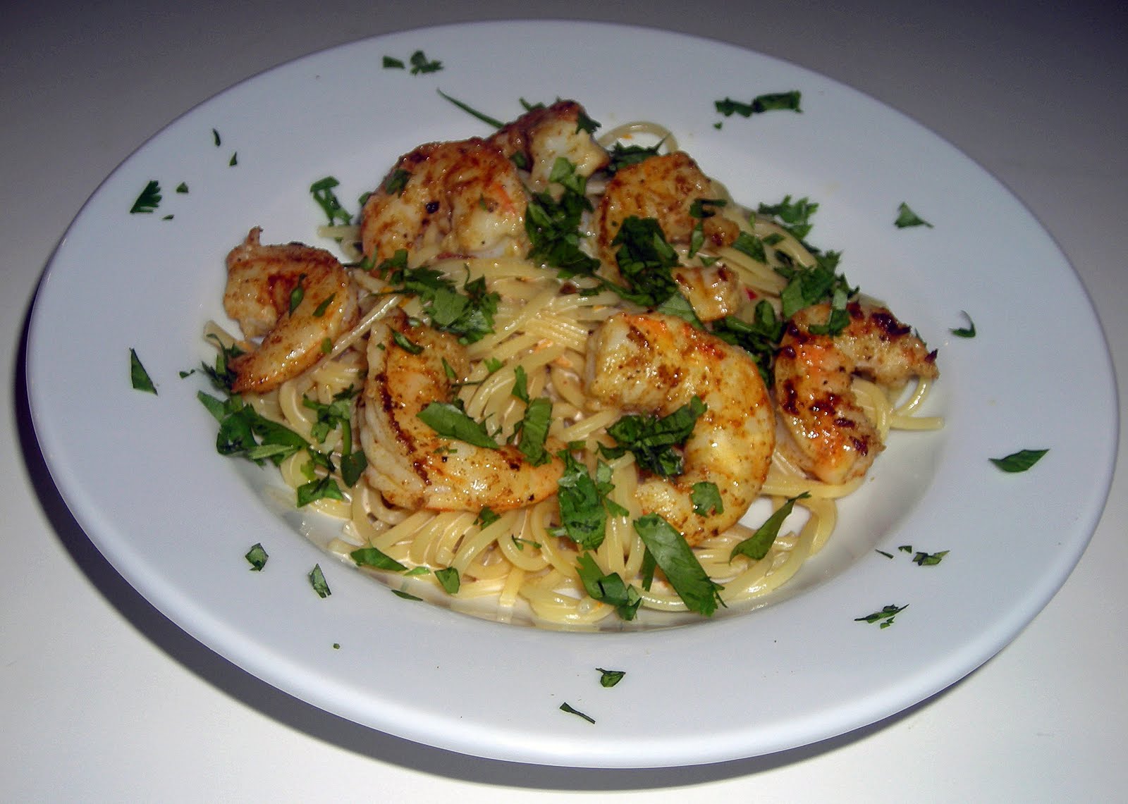 My Carolina Kitchen Shrimp with Creamy OrangeChipotle Sauce