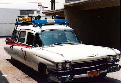 O carro dos Caça-Fantasmas é um Cadillac Miller-Meteor O carro dos Caça-Fantasmas é um Cadillac Miller-Meteor