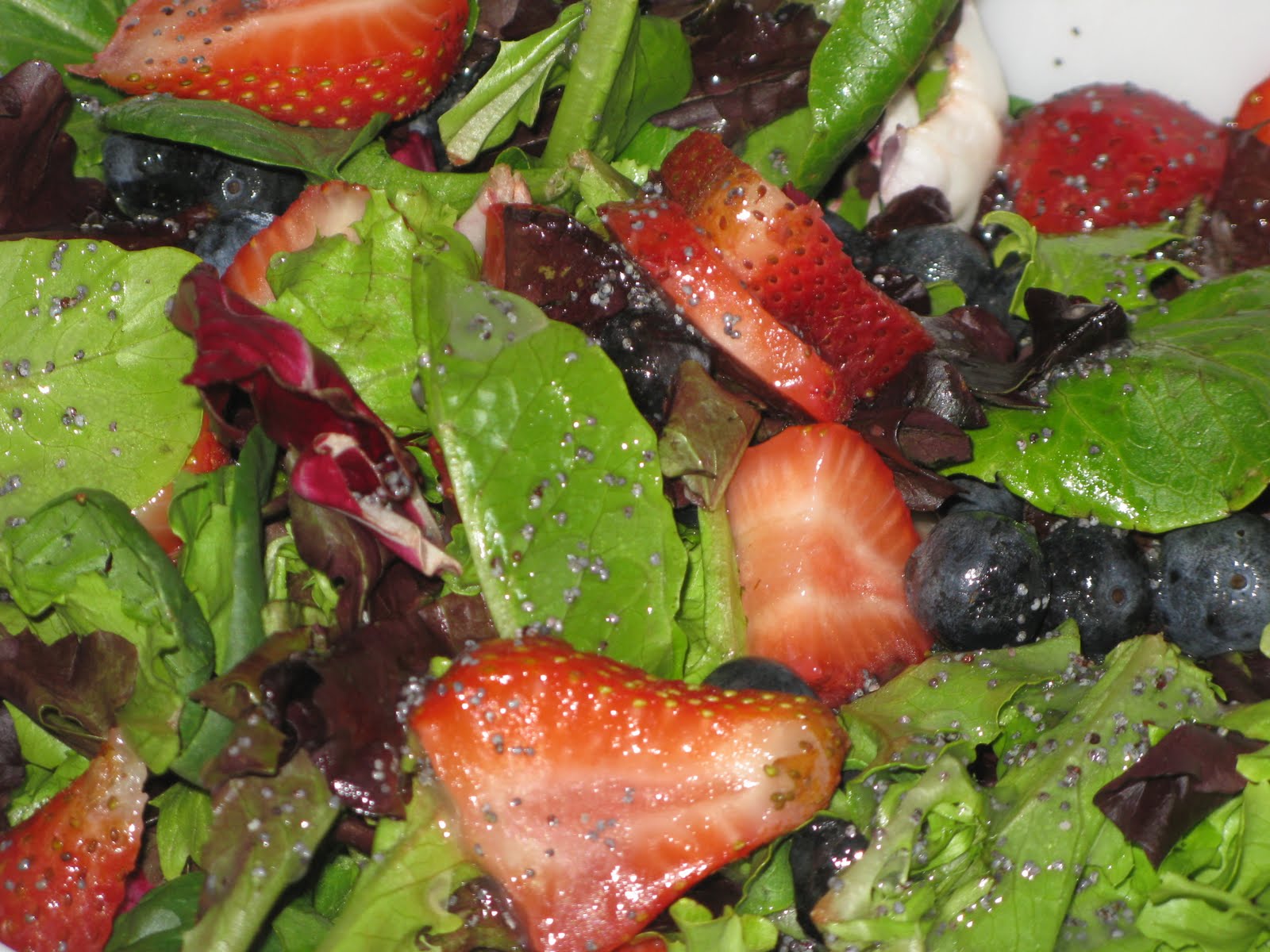 The Homemaking Lady Bug Berries and Poppyseed Salad