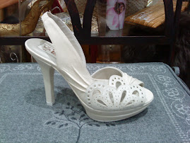 zapato de novias doble plataforma de Tiffany colección 2010