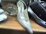 Zapato Tiffany plata bordado