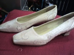 Replica del zapato de la Infanta Cristina el día de su boda