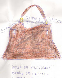 Bolso de cocodrilo beis de Tiffany para hacer de encargo pvp 2.500€