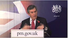 Gordon Brown posed as a philosopher president as he addressed a London polytechnic, now glorified..