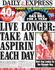 Daily Express London Bank Holiday Monday 25 August 2008