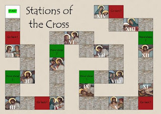 Stations of the Cross board game