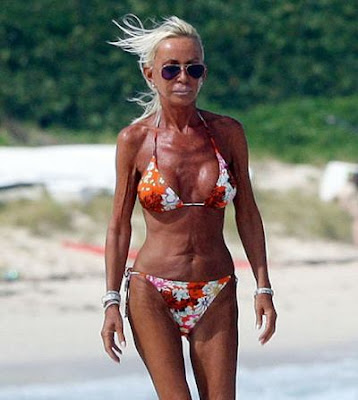 Very Tanned Woman
