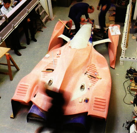 Model Prototype Red Bull X1 Before Finishing