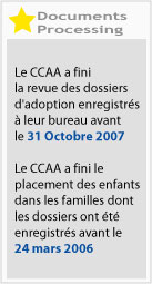 Mise à jour du CCAA