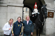 Standing next to a Horse Guard
