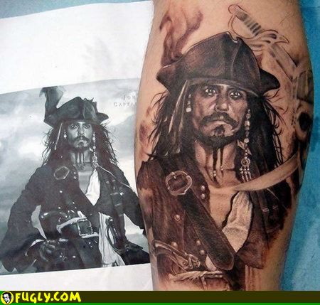 jack sparrow tattoo jack sparrow tattoo