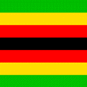 The Colours of The Zimbabwe Flag