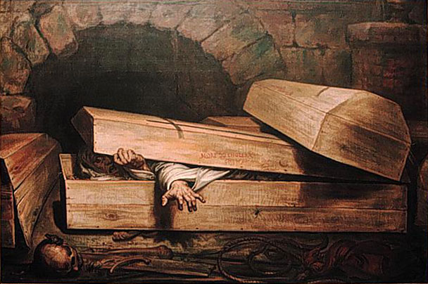 Antoine Wiertz, The Premature Burial, 1854.