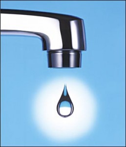 dripping water faucet