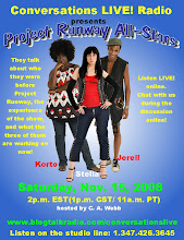 Korto, Stella and Jerrell of Project Runway