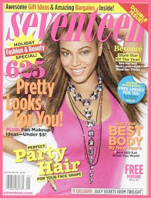 Beyonce Knowles Seventeen Magazine