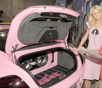 Paris Hilton Pink Bentley Pictures