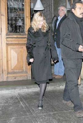 Madonna Leaving New York Restaurant Pictures