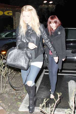 Jessica Simpson Ashlee Simpson Night Out Bel Air Pictures