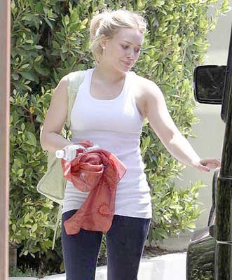 Hilary Duff Gym Photos