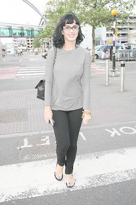 Katy Perry Heathrow Airport