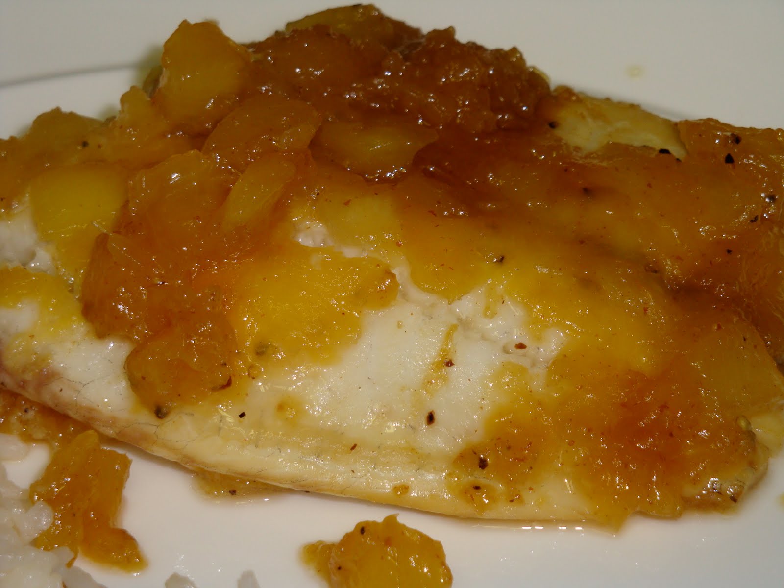 simply made with love Pineapple Baked Tilapia