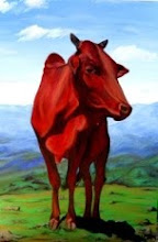 Cara's Cow -- Original sold.