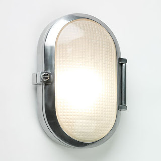 Toronto Oval Bulkhead - Toronto oval outdoor bulkhead in satin silver finish with prism glass Toronto oval outdoor bulkhead in satin silver finish with prism glass