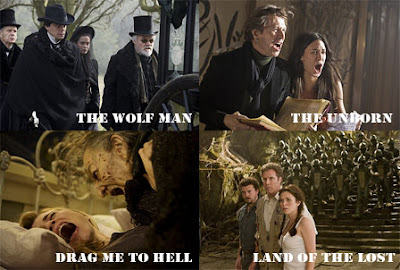 Upcoming Movies: The Wolfman, The Unborn, Drag Me to Hell and Land of the Lost