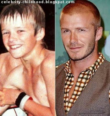 David Beckham Childhood image