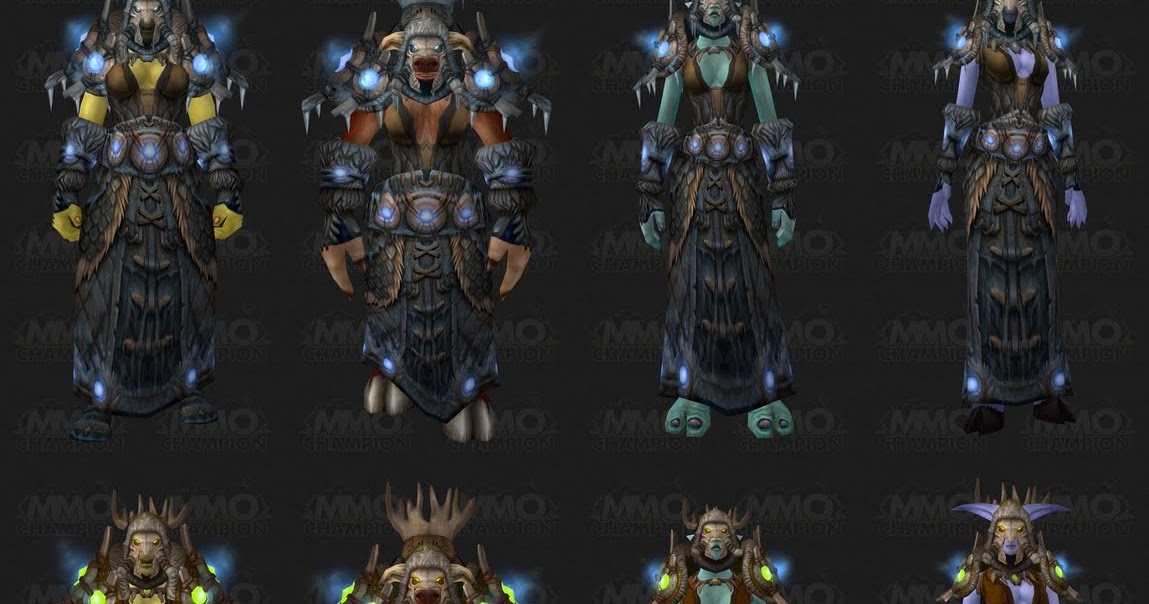 Totally Elemental Tier 10 Armor Set Shamans