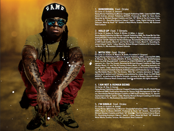 Lil Wayne - I Am Not A Human Being 2 (2012)