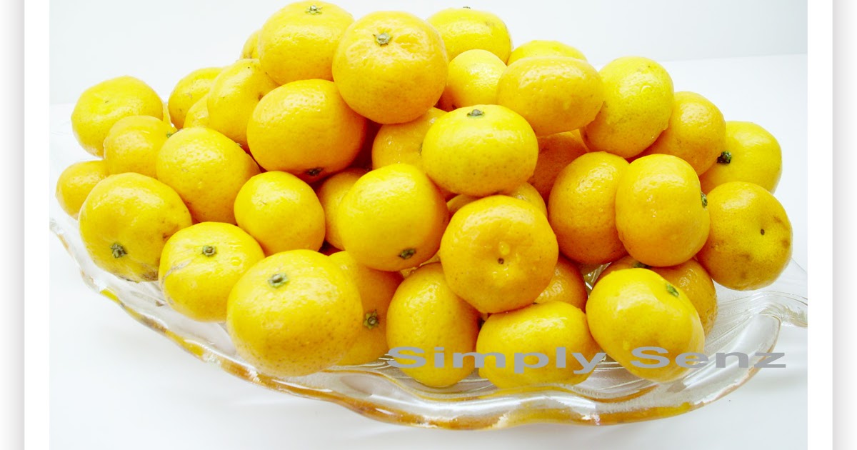 Simply Senz Homemade Lemon Lime Kumquat Cha