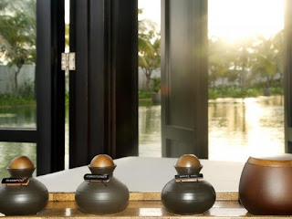 Nam Hai Luxury Resort Villa Bathroom design