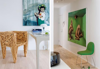 Cool Wall Art Features in apartment interior