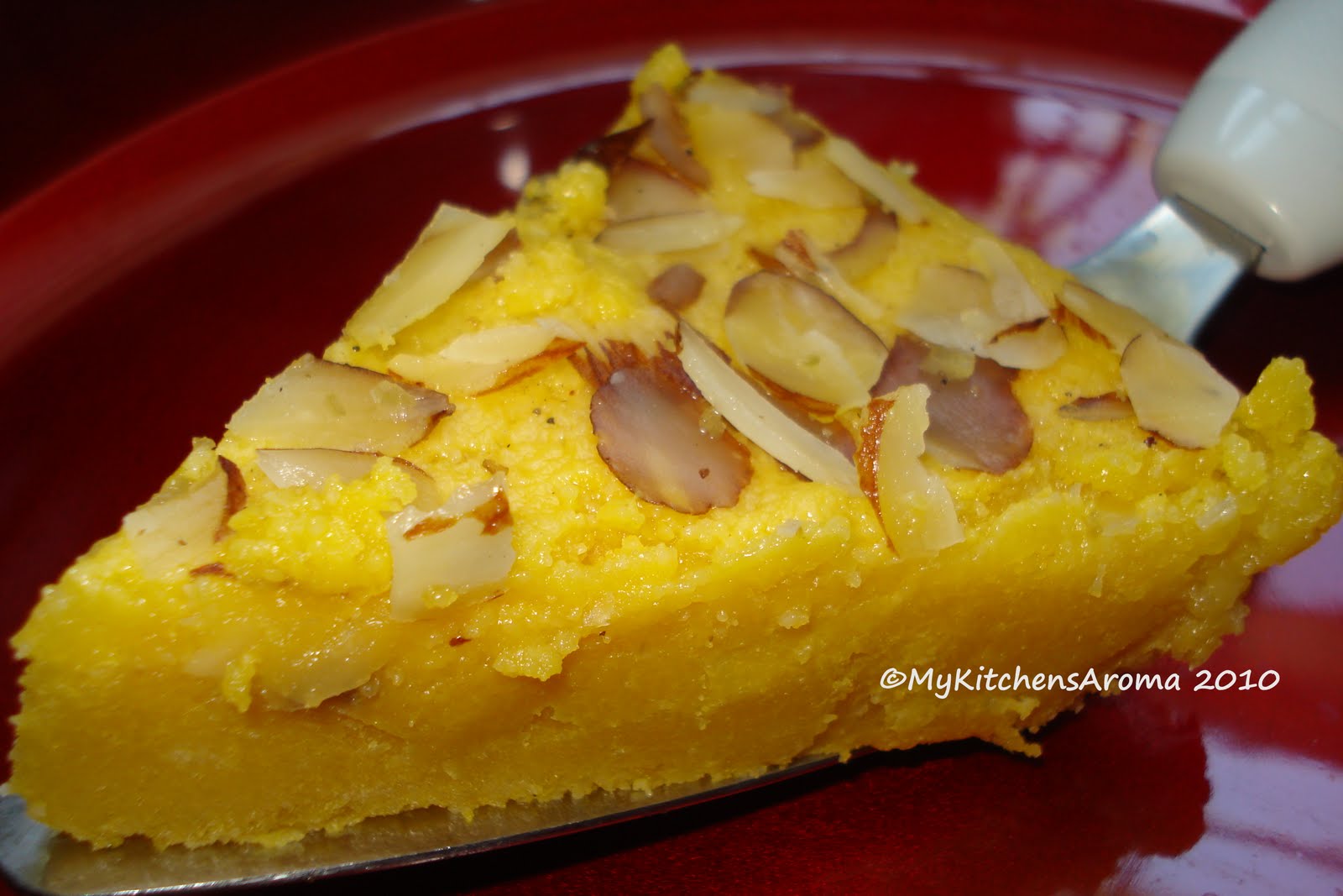 The Sizzling Pan "Sweet Treats" Mango Basbousa (Egyptian semolina