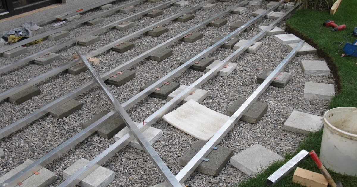 Bautagebuch PB: Unterkonstruktion für die Terrasse