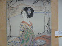 湖畔舞妓図