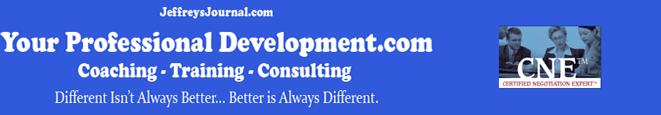 Your Professional Development - Certified Negotiation Expert Designation Training.