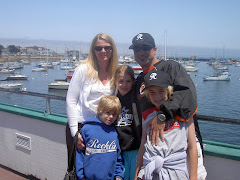 The Mooney family at The Monterey Bay Wharf