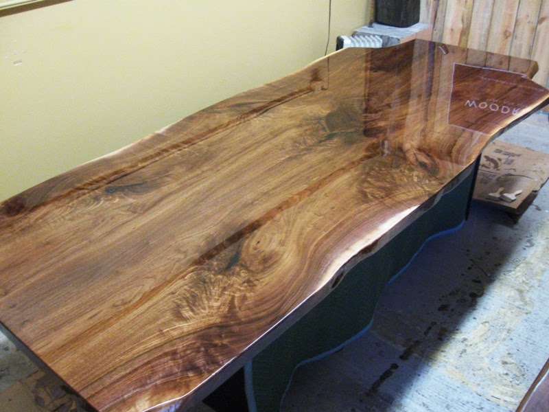WoodRich WALNUT LIVE EDGE SLAB TABLE TOPS BUILT TO YOUR NEEDS