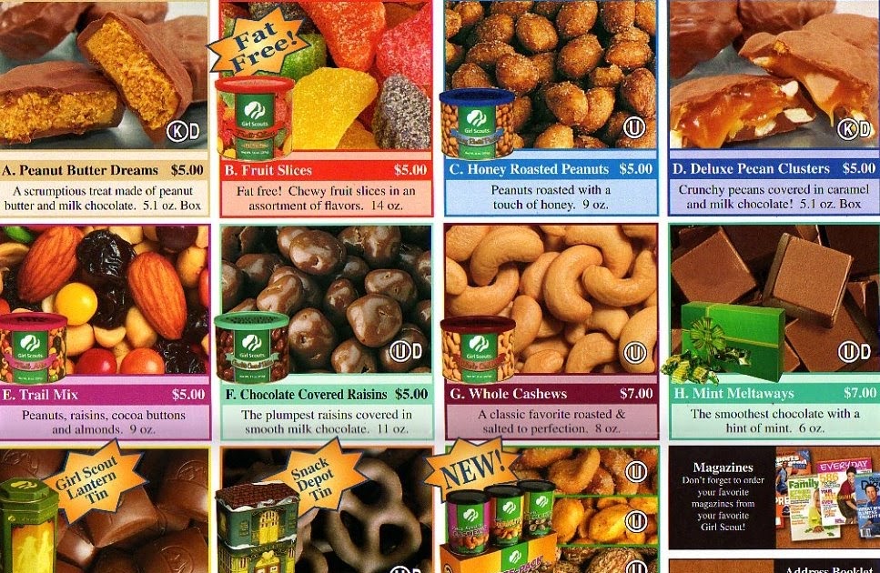 Girl Scouts Rock!! Magazine and Candy/Nut Sales