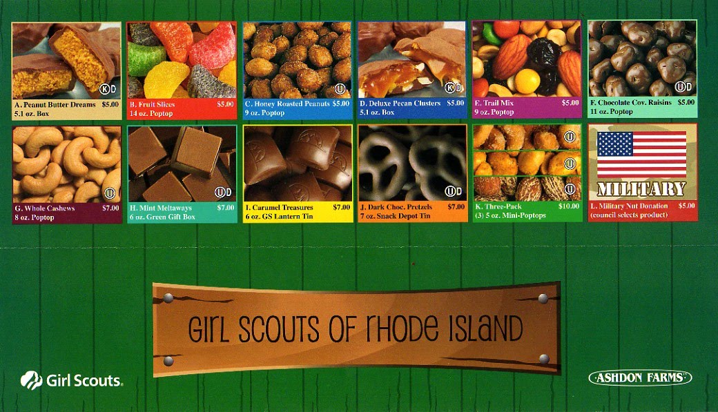 Girl Scouts Rock!! Magazine and Candy/Nut Sales
