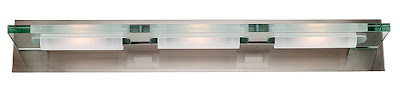Access 62093 Phoebe 3 Light Wall & Vanity (Damp Location) Brushed Steel